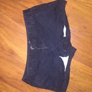 Black shorts
